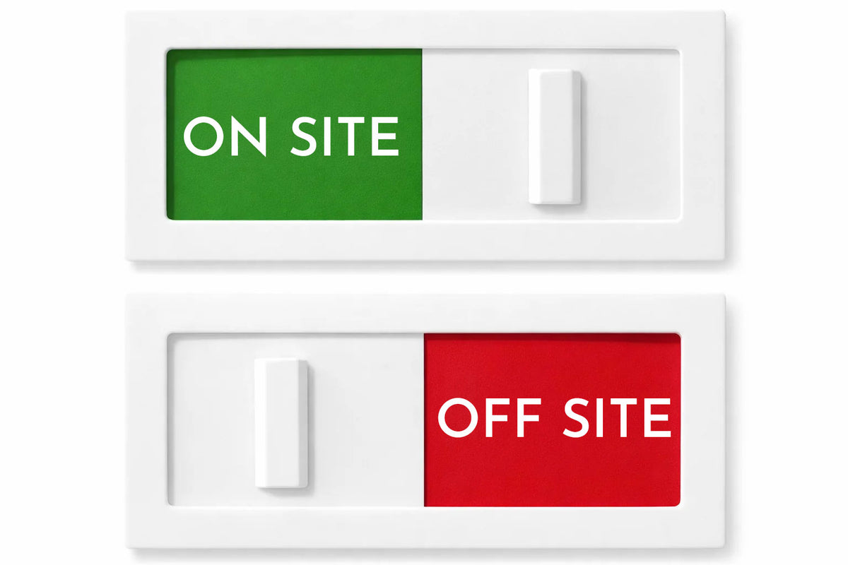 Permit to Work Station with Status Sliders & Document Holders