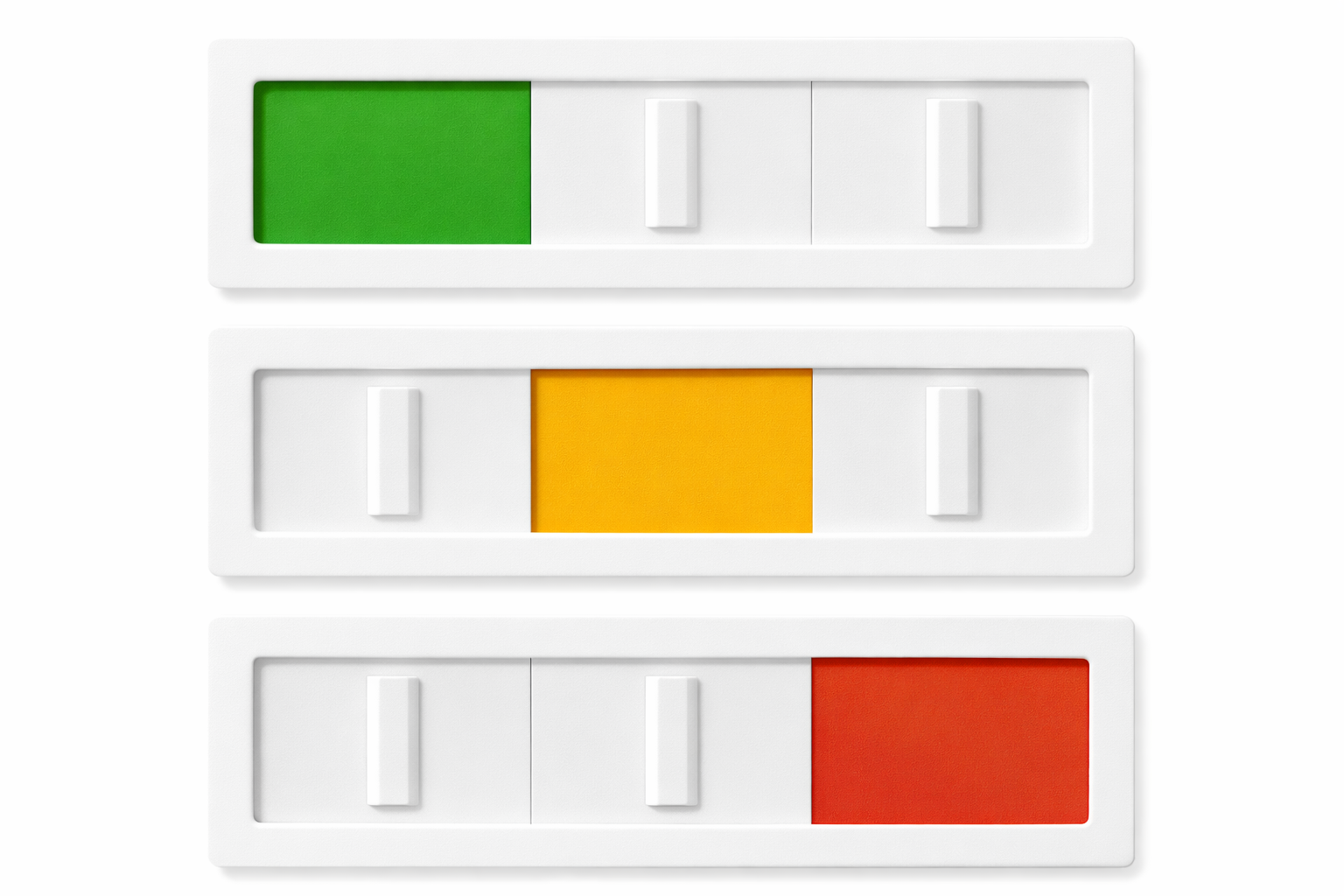3 Way Status Slider