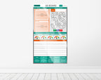 5S Visual Management Board with Status Meters (Compact)